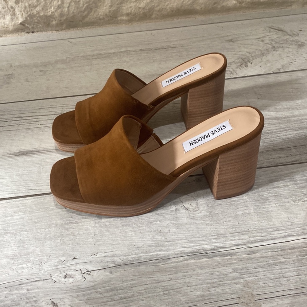 Nib Steve Madden Elda Block Heel Sandal - image 3